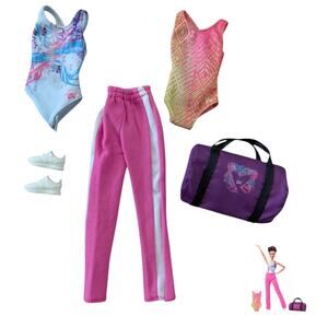Barbie Laurie Hernandez 2016 Olympic Winner Gymnast Doll Outfit FJH69 No Doll